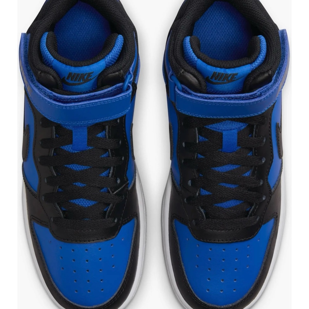 Nike Blue and Black High-Top Sneakers